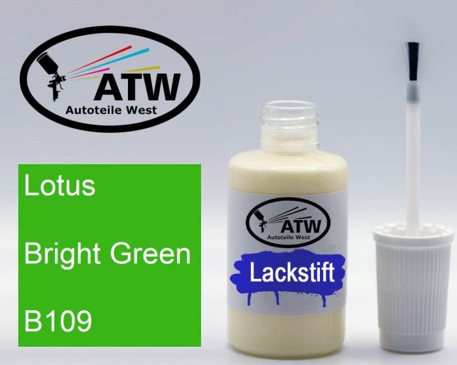 Lotus, Bright Green, B109: 20ml Lackstift, von ATW Autoteile West.